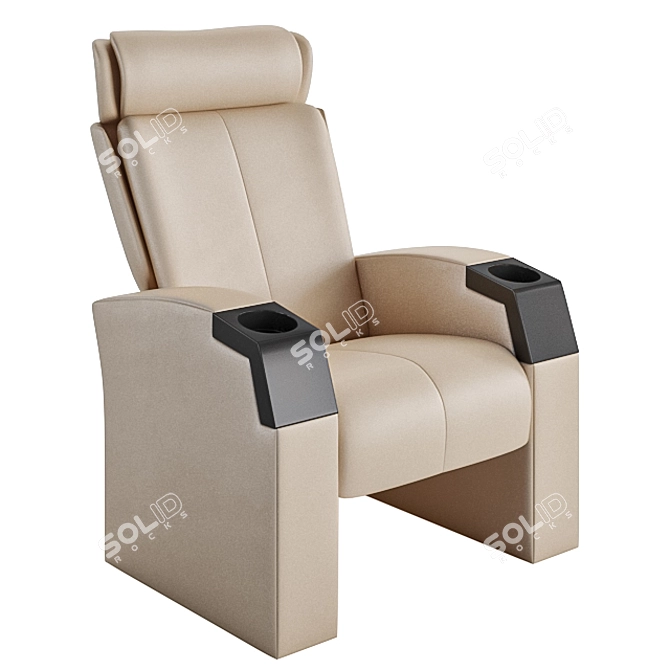 Ferco Opus Glide Cinema Chair 3D model image 1