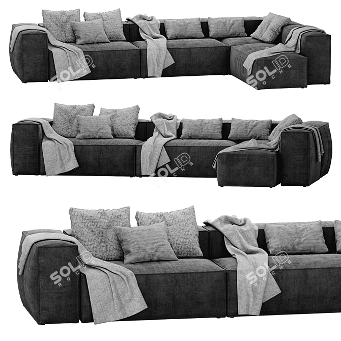 Bolia COSIMA Modern Modular Sofa 3D model image 3