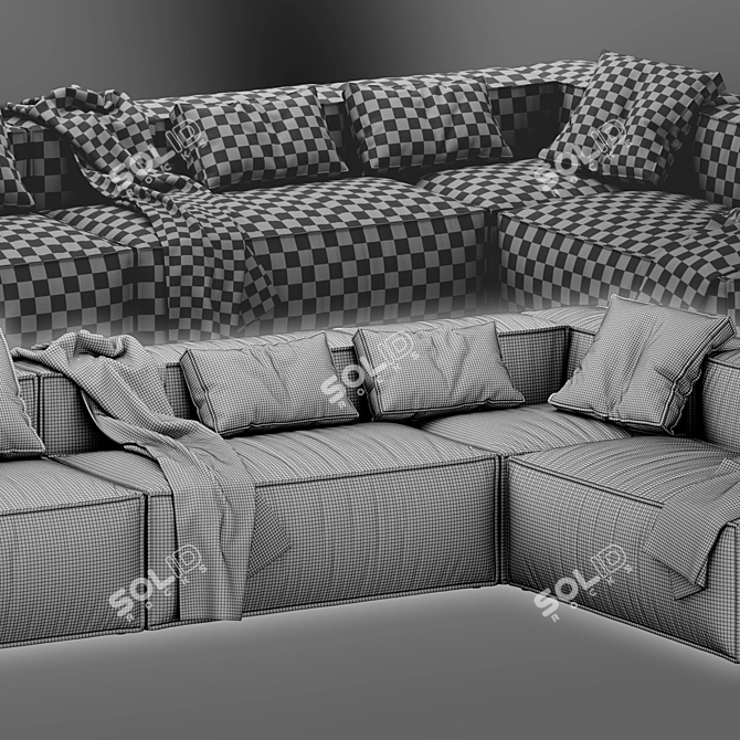 Bolia COSIMA Modern Modular Sofa 3D model image 5