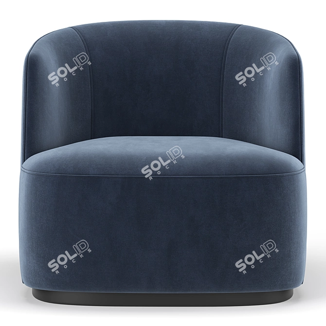 Felix Modern Armchair: Stylish Comfort for Any Space 3D model image 3