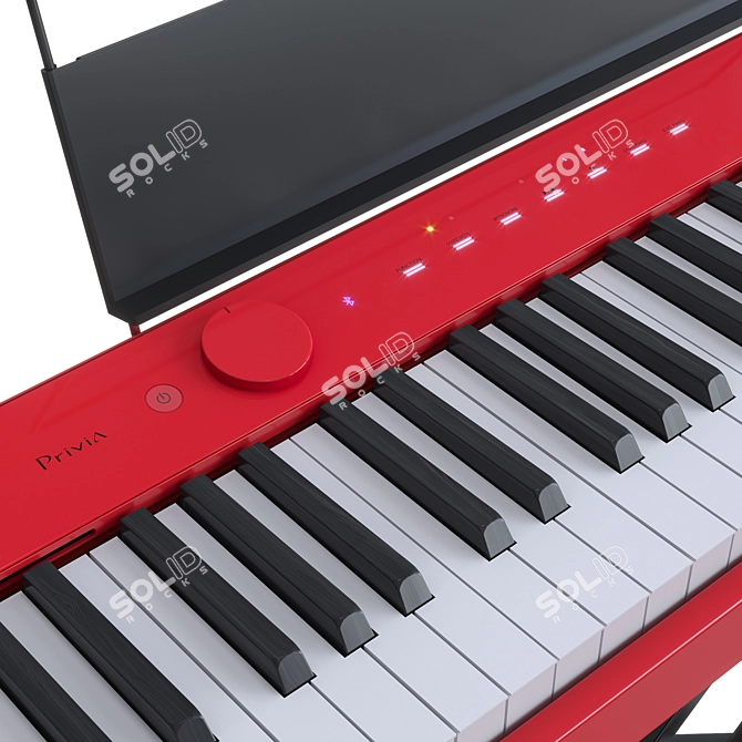 Casio PX-S1000: Stylish and Compact Digital Piano 3D model image 4