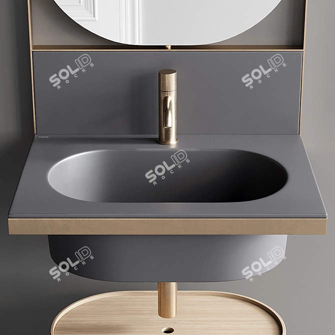 Ceramica Cielo Elle Oval Washbasin 3D model image 3