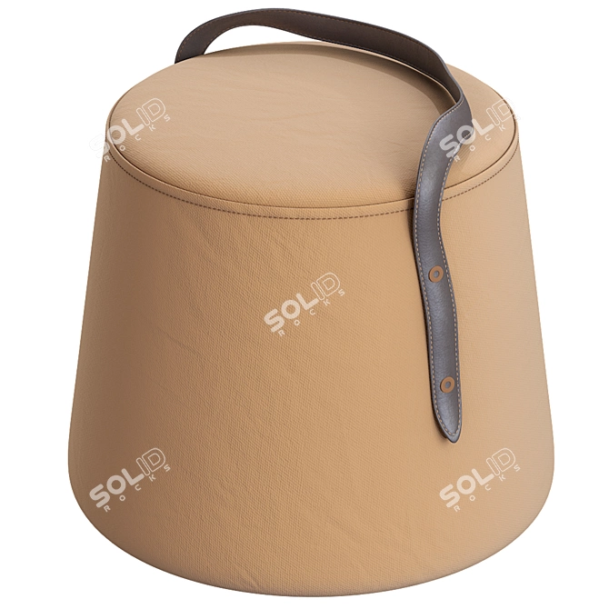  Stylish Pouf Tui – Modern Home Accessory 3D model image 1