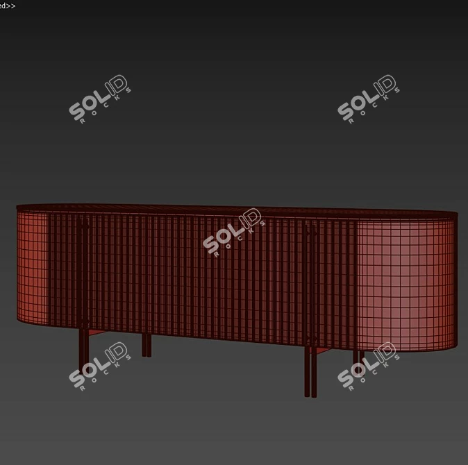 Blush Dresser: Sleek and Stylish 3D model image 4