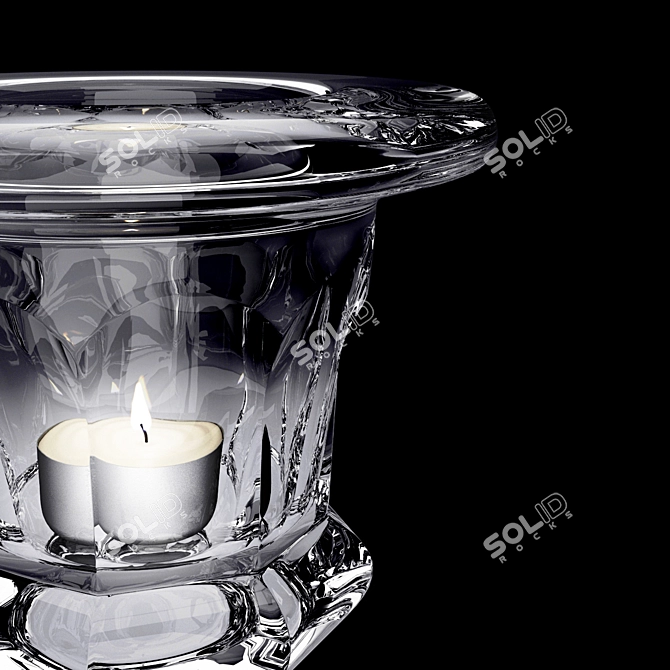 Radiant Glow Tealight Holder 3D model image 3