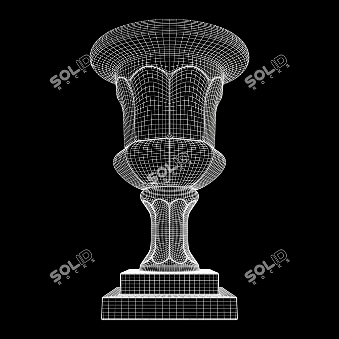 Radiant Glow Tealight Holder 3D model image 4