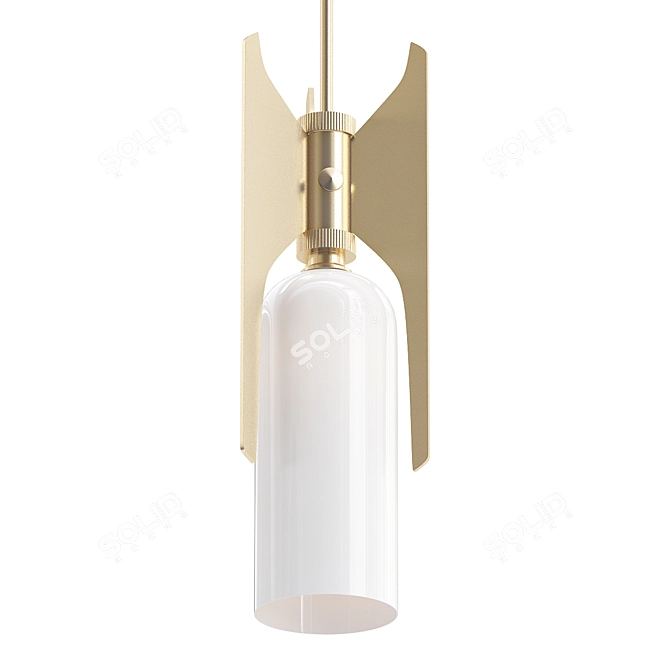 Sleek & Stylish PENNON Pendant 3D model image 1