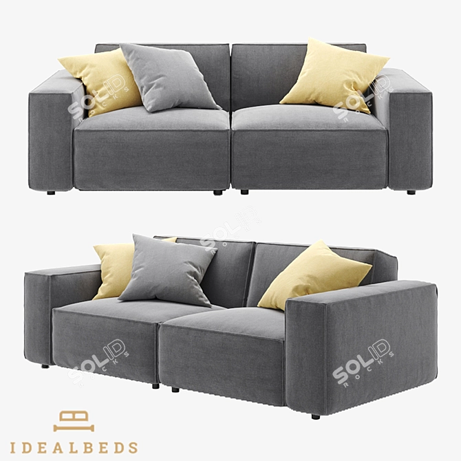 Modular Om Como Sofa 3D model image 1