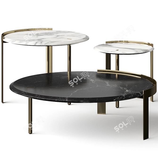 Opera Contemporary Brian Coffee Tables 3D model image 1