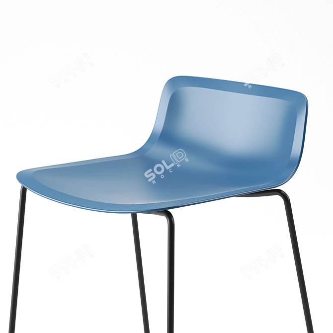 Modern Pato Stool: Sleek Design, Superior Comfort 3D model image 6