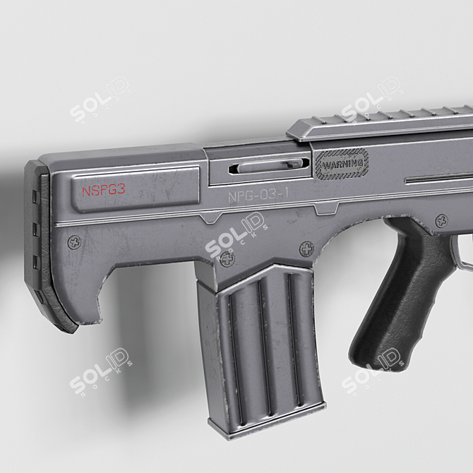 Ultimate Firepower: Gun Pack 3 3D model image 4