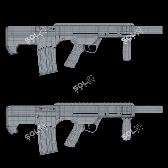 Ultimate Firepower: Gun Pack 3 3D model image 5