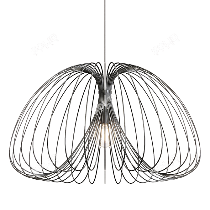 Stylish Cosmo Pendant Light 3D model image 1