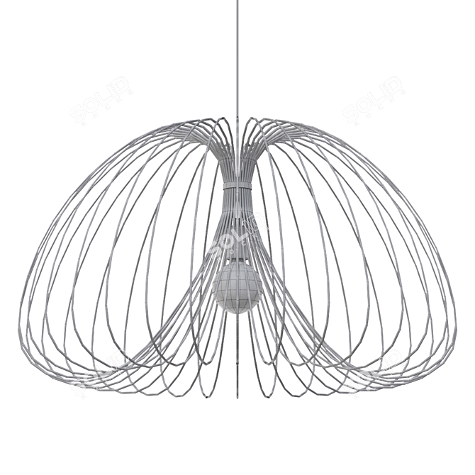 Stylish Cosmo Pendant Light 3D model image 2