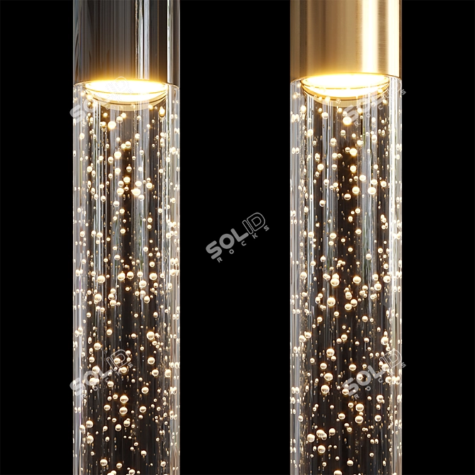 Spree Lamp - Sleek and Stylish Pendant 3D model image 3