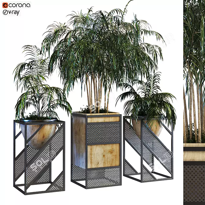 Botanical Bliss Box: Deluxe Plant Set 3D model image 1