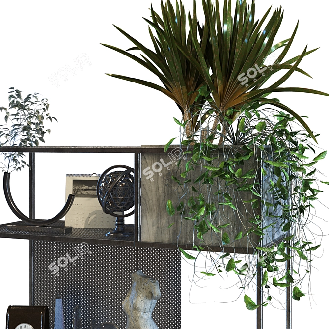 Elegant Wall Décor Set 3D model image 5