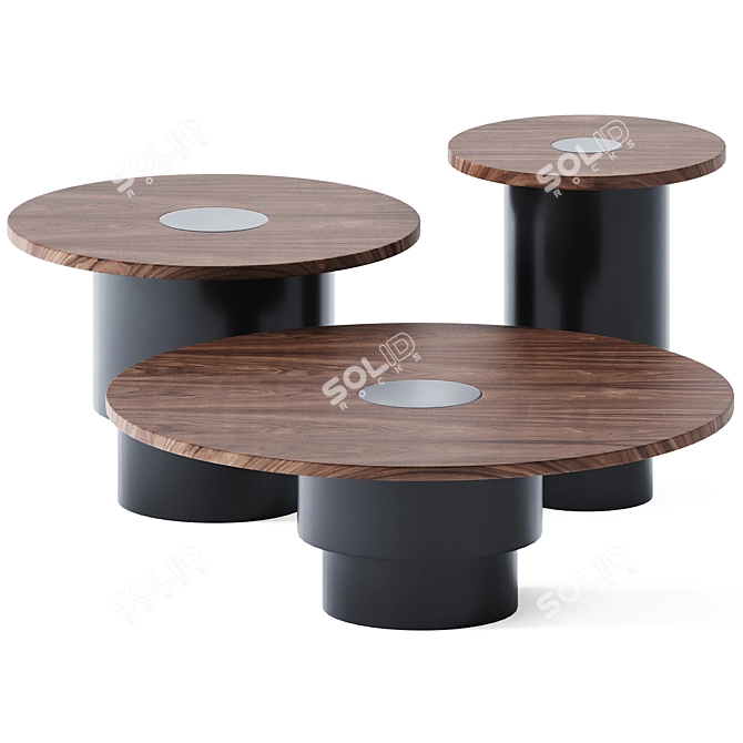 Elegant Rondo Coffee Tables for Perfectly Styled Spaces 3D model image 1