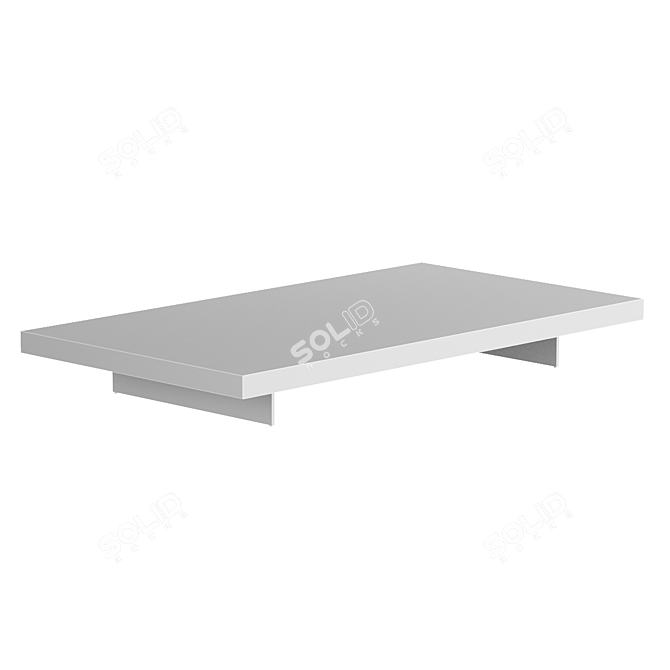 Elegant Boteco Coffee Table 3D model image 2