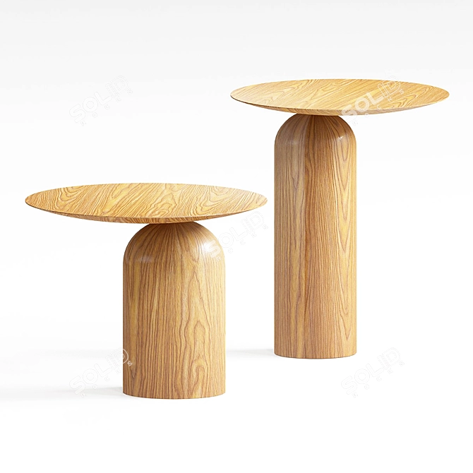 Basta Disco: Funky Side Table 3D model image 1