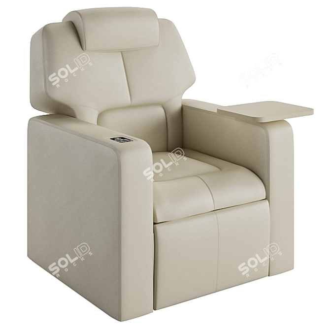 Luxury Hollywood Cinema Seating 3D model image 1