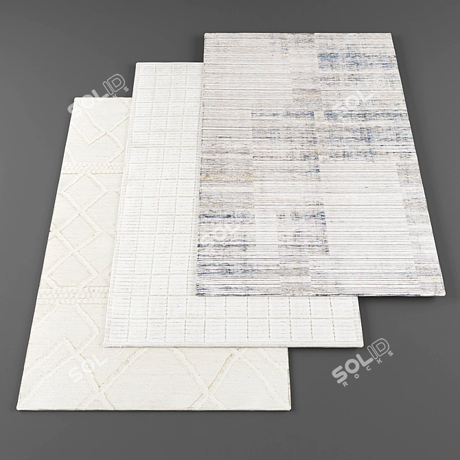 High-Resolution Carpets Bundle 3D model image 1