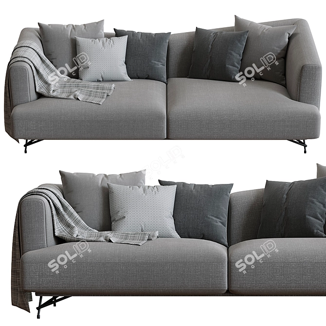 Stylish Lennox Sofa by Ditre Italia 3D model image 2