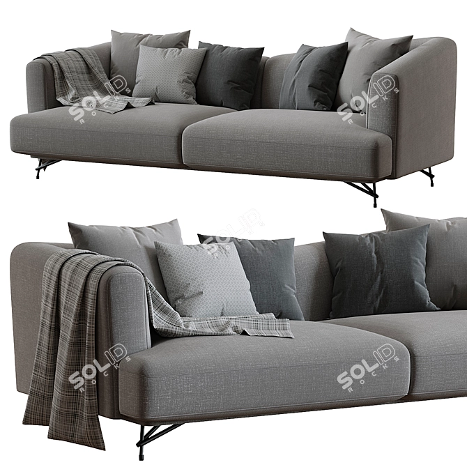 Stylish Lennox Sofa by Ditre Italia 3D model image 3