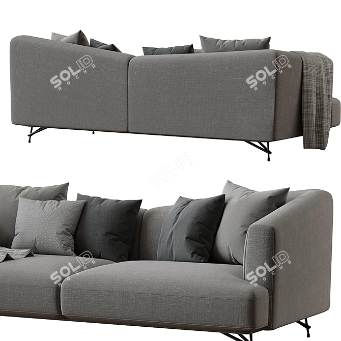 Stylish Lennox Sofa by Ditre Italia 3D model image 4