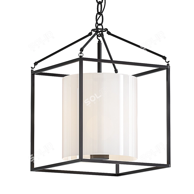 Elegant Manhattan Pendant Light 3D model image 1