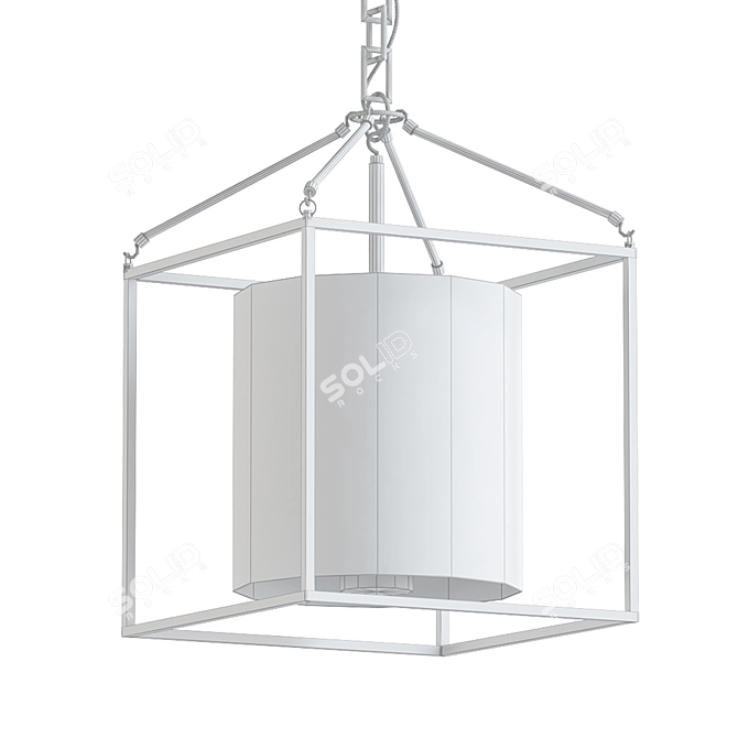 Elegant Manhattan Pendant Light 3D model image 2