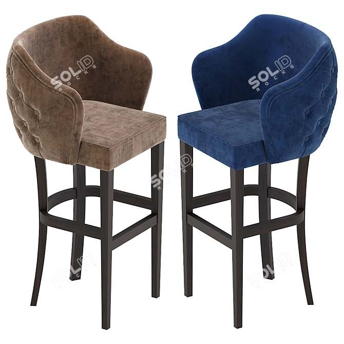 Sleek 2013 Barstool 3D model image 4