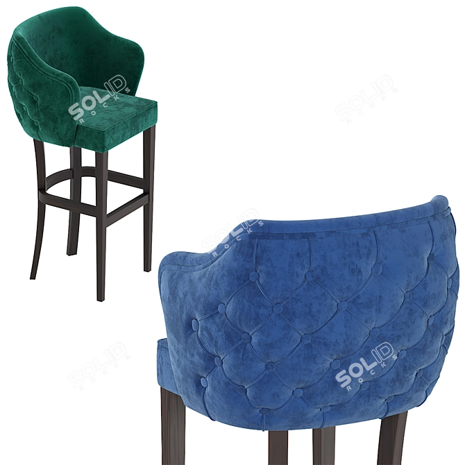 Sleek 2013 Barstool 3D model image 6