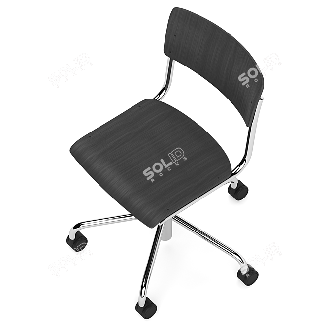 Modern Thonet S 43 DR Office Chair 3D model image 5