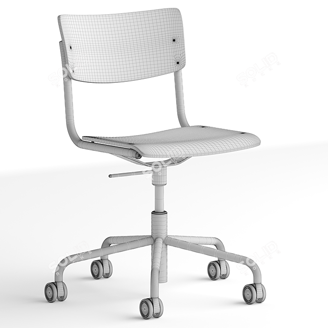 Modern Thonet S 43 DR Office Chair 3D model image 6