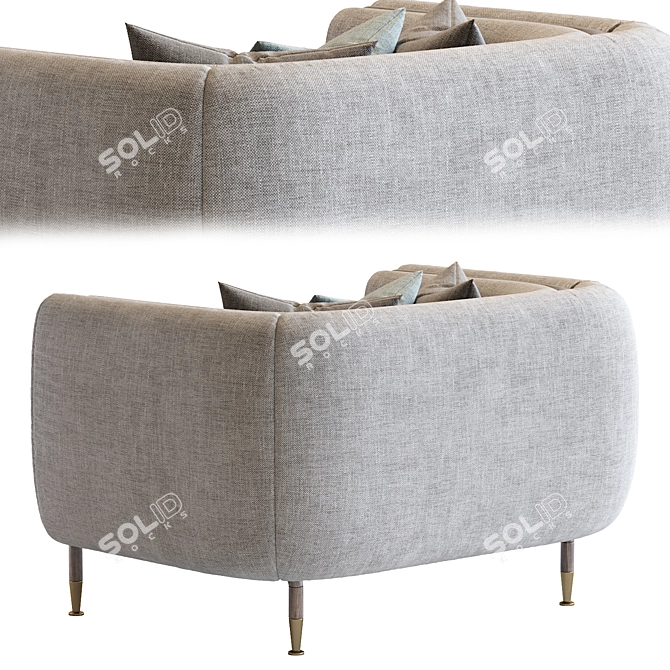 Luxury Barlow Armchair | 2019 Private Label 3D model image 5