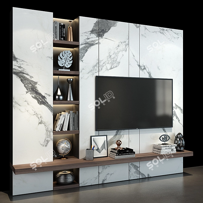 Elegant Storage Solution: Cabinet Furniture 3D model image 3