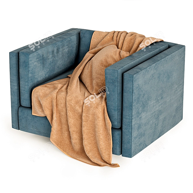 Mid-Century Harvey Probber Lounge Chair 3D model image 5