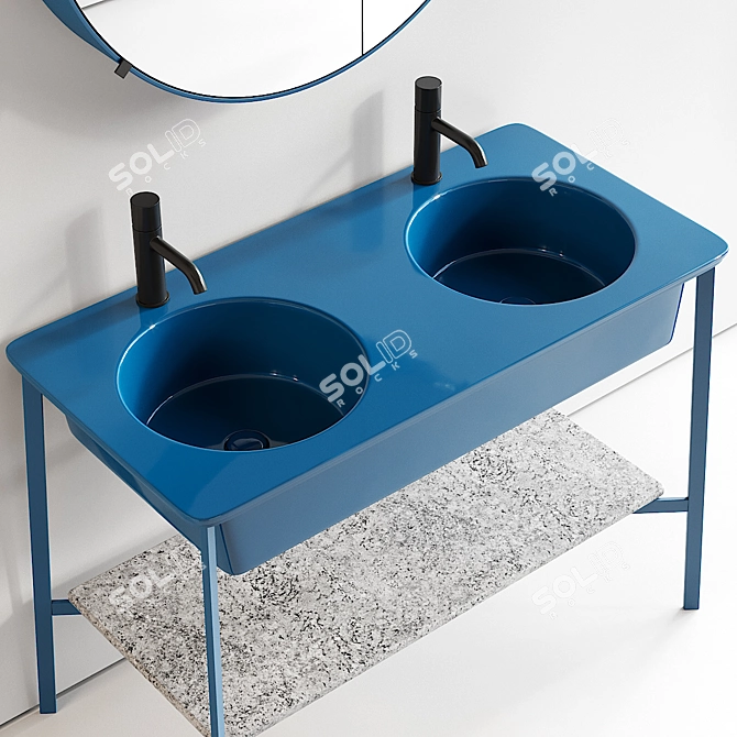 Cielo Catino Doppio Vanity Set 3D model image 3