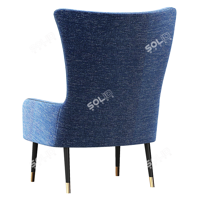 Elevate Comfort with Favarro 2 Armchair 3D model image 4