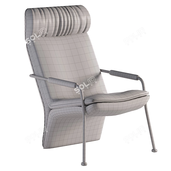 Modern Armchair: 3D Max, Corona Rendrer 3D model image 5