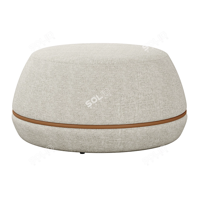 Contemporary Onvi Ottoman: Elegant and Stylish 3D model image 1