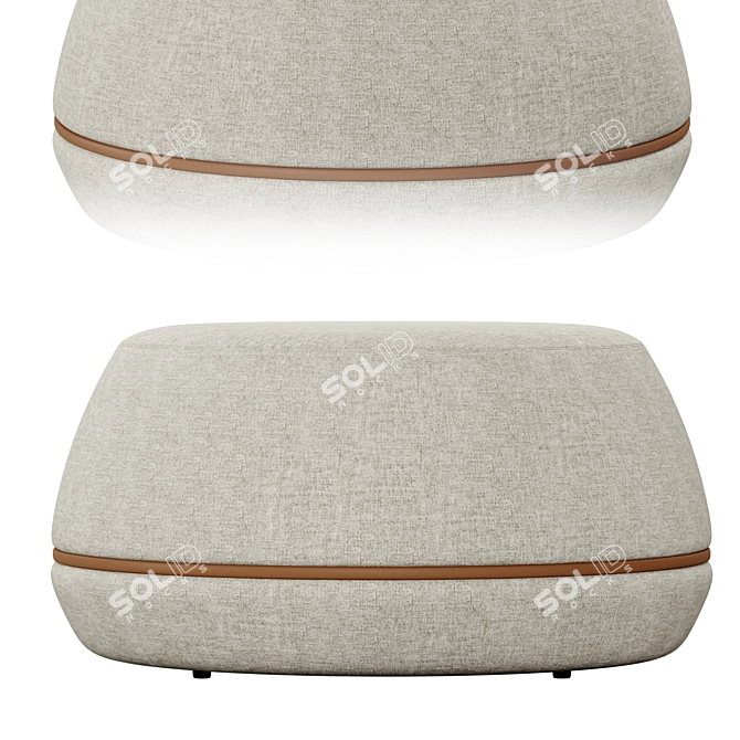 Contemporary Onvi Ottoman: Elegant and Stylish 3D model image 2