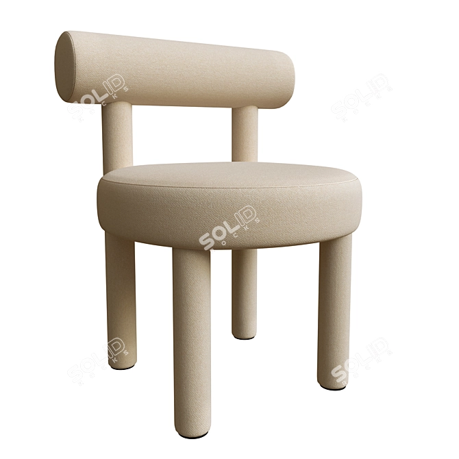 Bauhaus-inspired Gropius Chair 3D model image 1