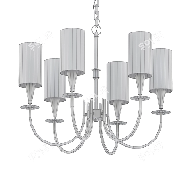 Mason Copper Pendant Light 3D model image 2