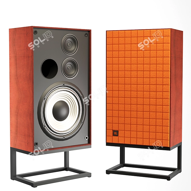Ultra Bass Stand Speakers 3D model image 7