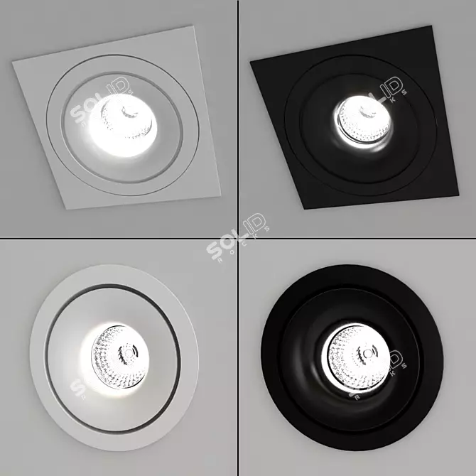 Modern LED ORBITA Collection - Stylish and Efficient Lighting 3D model image 4