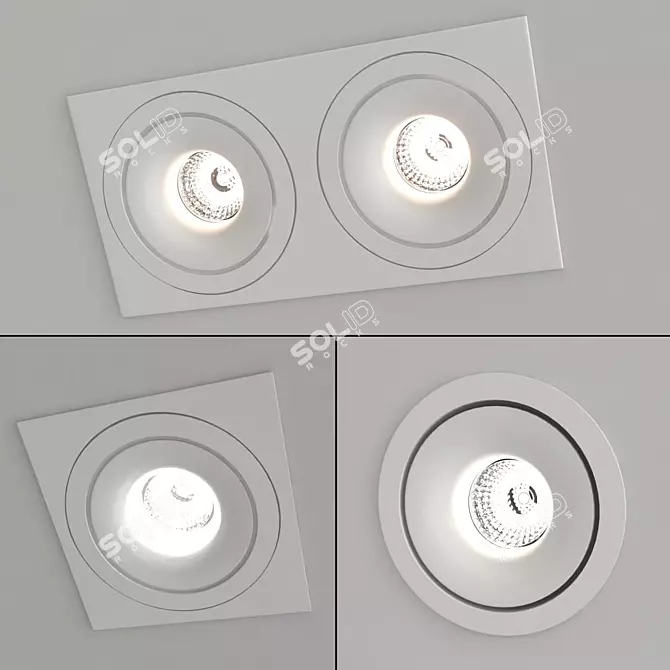 Modern LED ORBITA Collection - Stylish and Efficient Lighting 3D model image 6