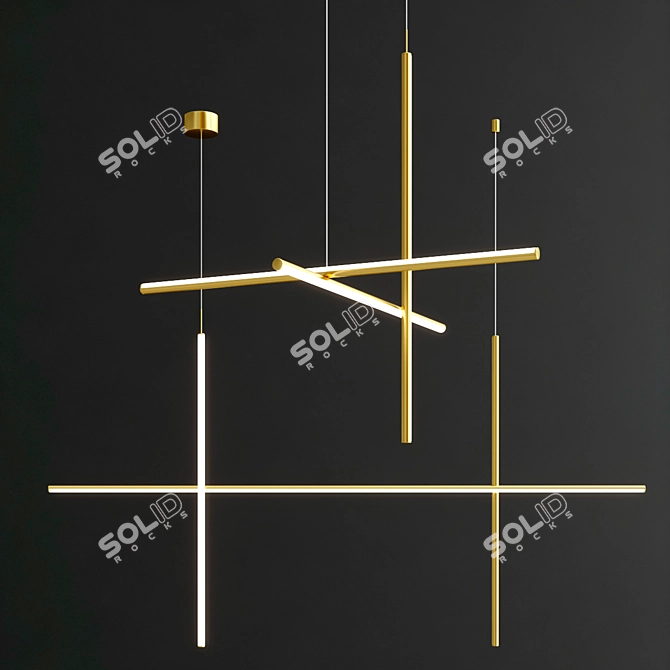 Sophisticated Pendant Lighting: COORDINATES Collection 3D model image 3