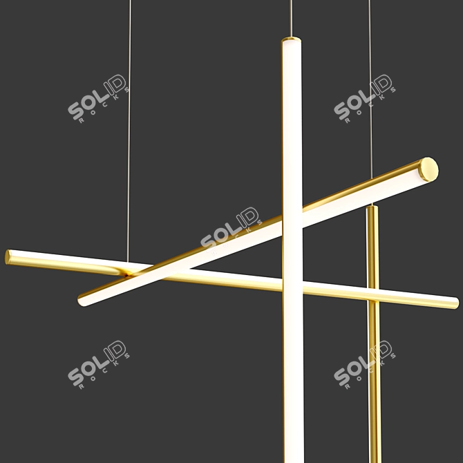 Sophisticated Pendant Lighting: COORDINATES Collection 3D model image 4